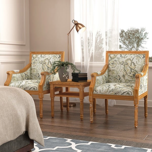 Homy Casa Upholstered Arm Accent Chair