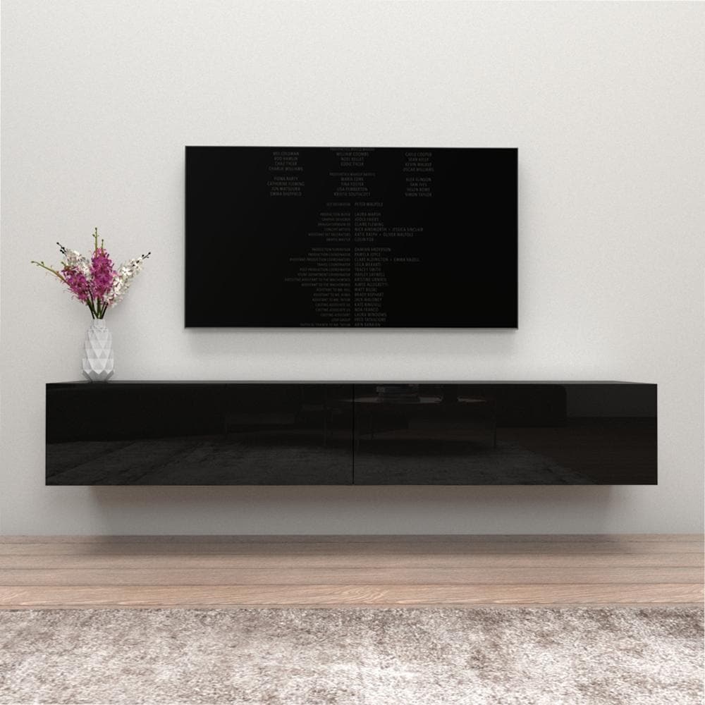 Berno 71 in. Modern Glossy Wall mounted Floating TV Stand