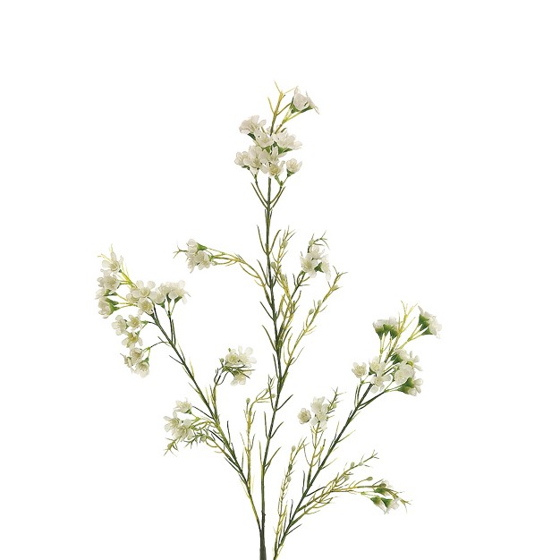 Yellow Waxflower Artificial Decorative Spray