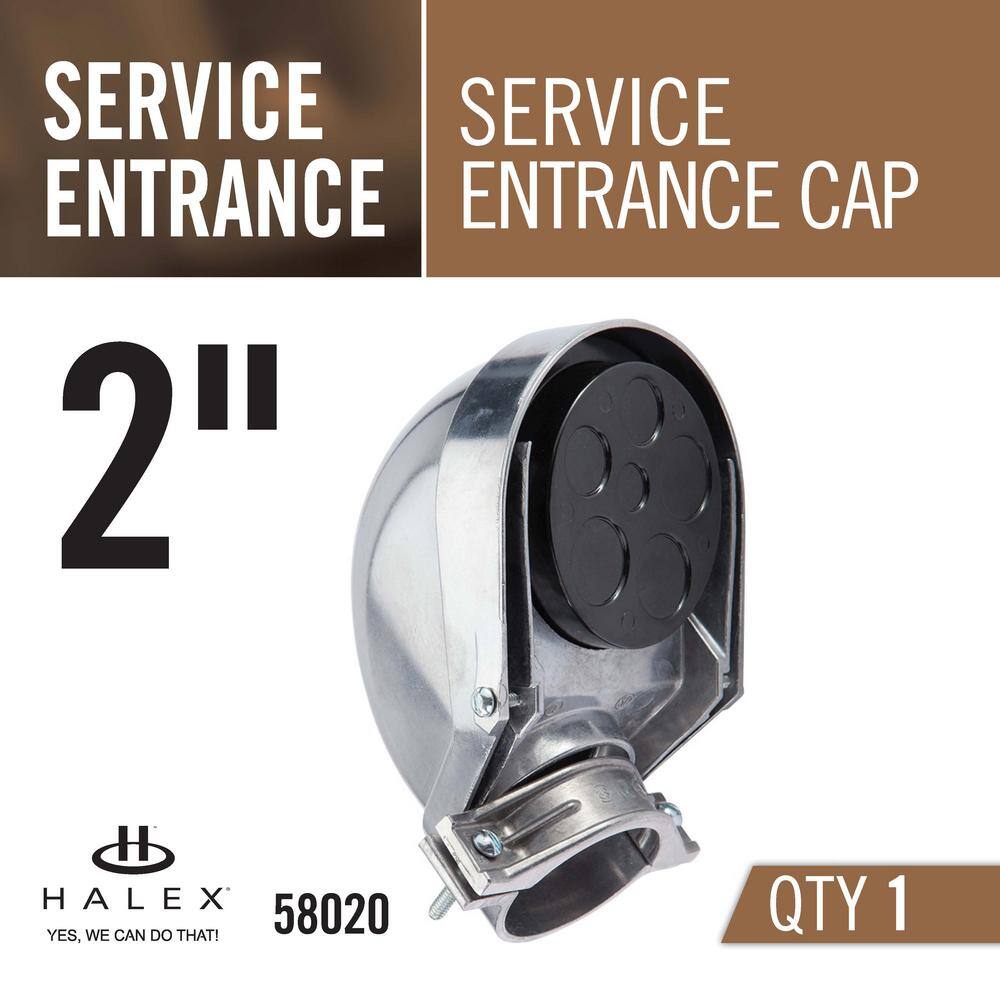 Halex 2 in. Service Entrance (SE) Cap 58020