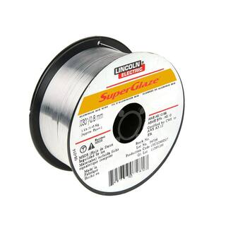 Lincoln Electric 0.035 in. Superglaze 5356 Aluminum Welding Wire (1 lb. Spool) ED030312