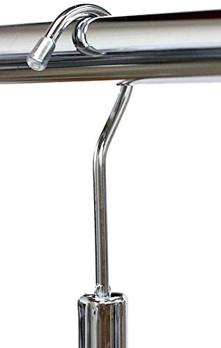 Simple Houseware Adjustable Closet Hanging Rod, Chrome