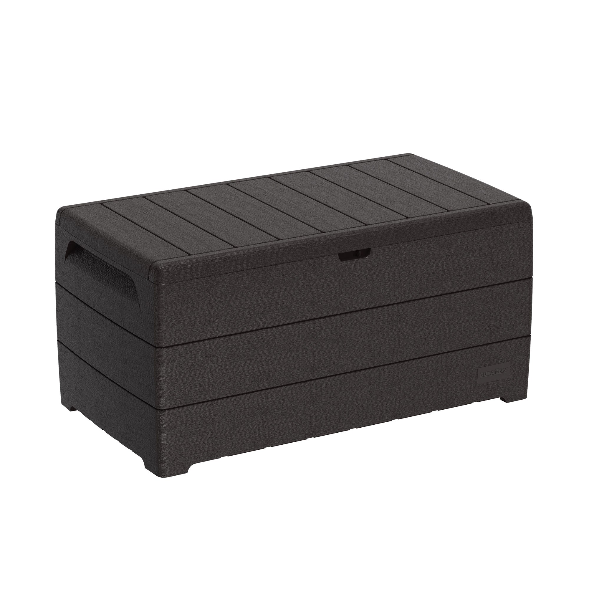 Duramax CedarGrain Durabox 110 Gal Outdoor Deck & Garden Storage Box, Brown