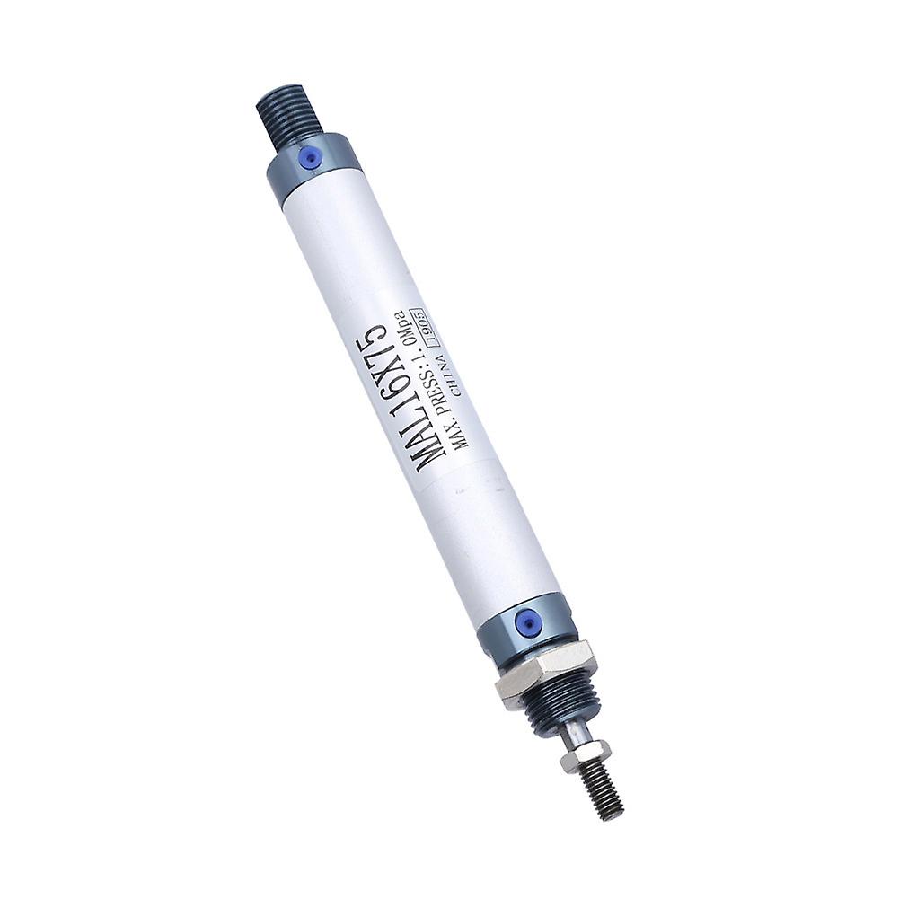 MAL 16mm Single Rod Double Acting Mini Pneumatic Air Cylinder Aluminum Alloy (75mm Stroke)