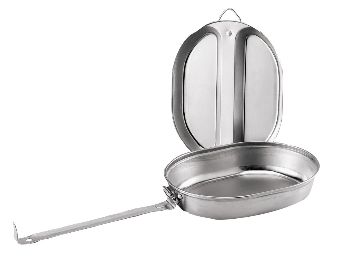 Stainless Steel GI Type 2 Piece Mess Kit