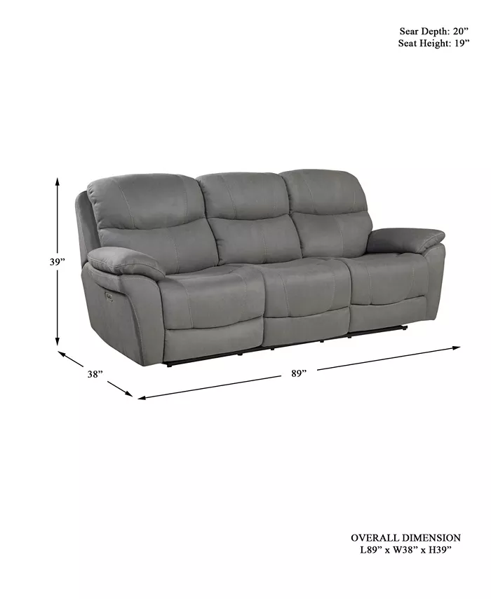 Homelegance Ulrich Power Recliner Sofa