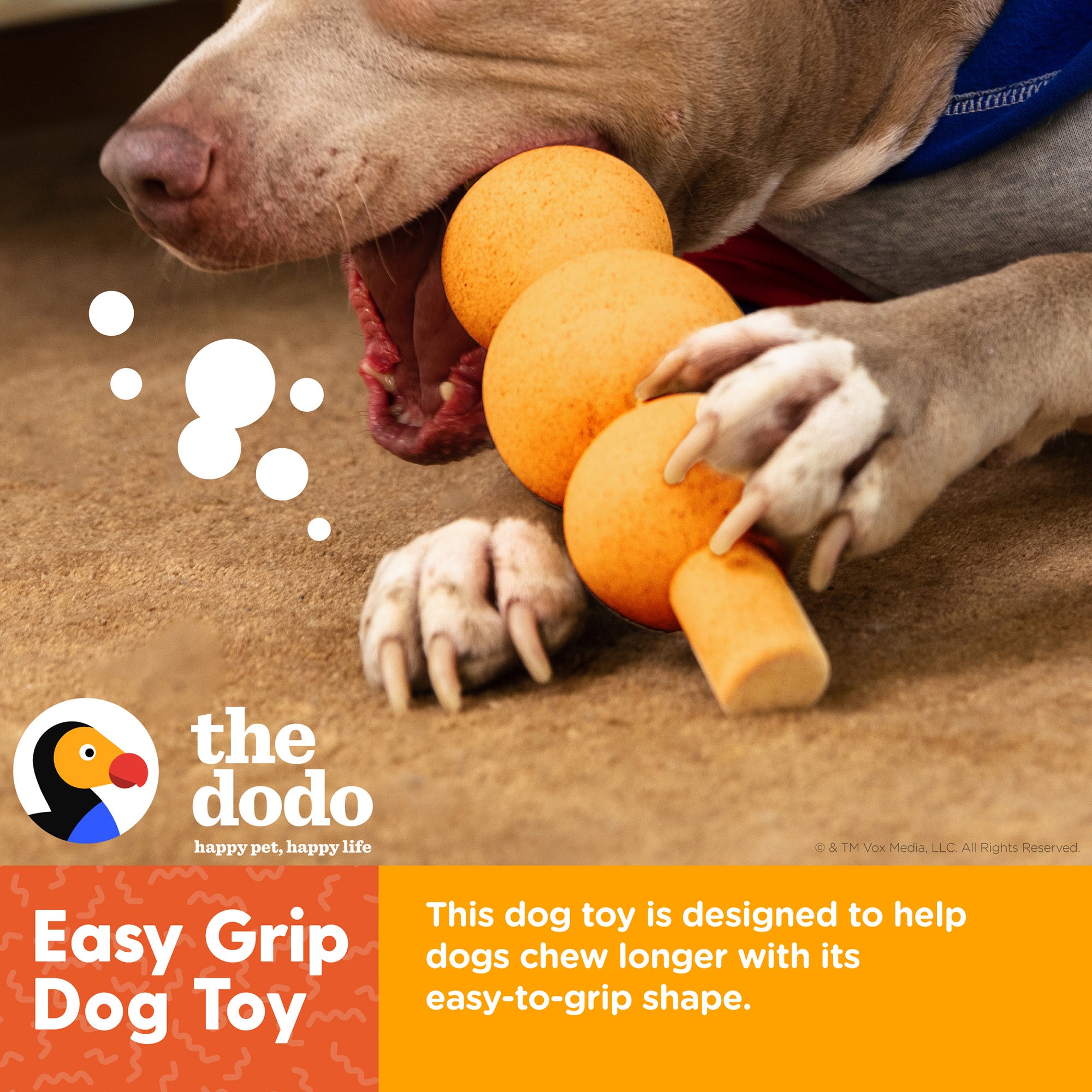 The Dodo Bamboo Dental Chew Toy in Chicken Flavor