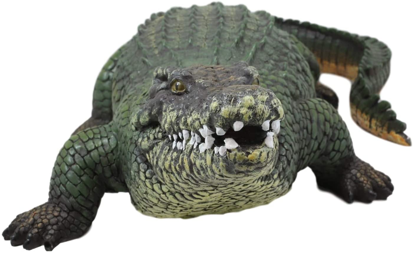 Things2Die4 21 Inch Alligator Statue Gator Garden Outdoor Figure