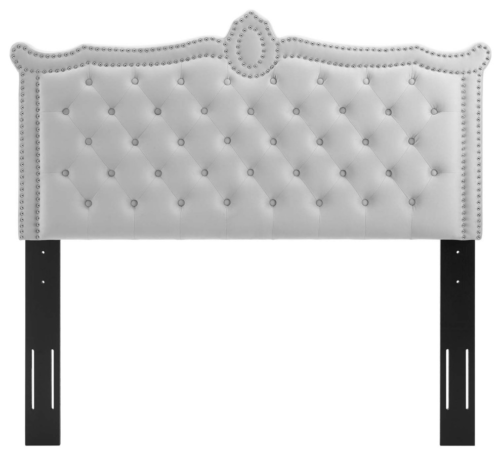 Louisa Tufted Performance Velvet King/California King Headboard   Transitional   Headboards   by Modway  Houzz