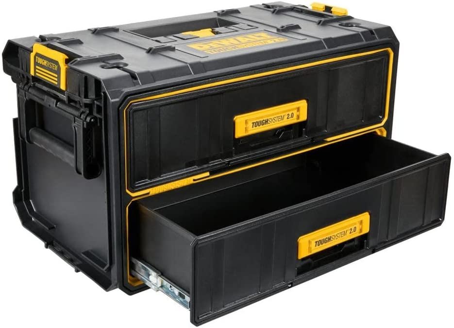 DEWALT ToughSystem Tool Box， 2.0 Two-Drawer， 21.8in. DWST08320