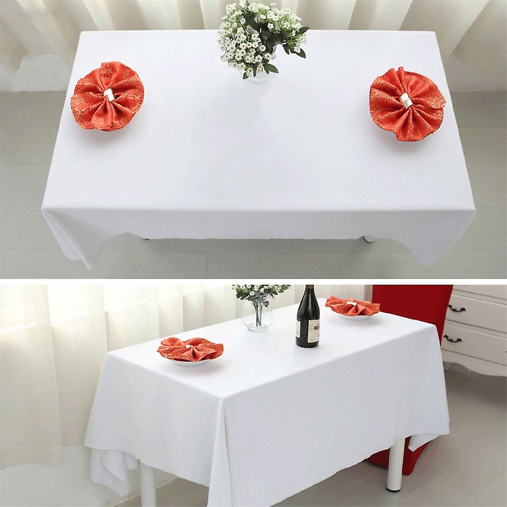 6ft Fitted Trestle Table Cover Foldable Breathable Rectangular Tablecloth