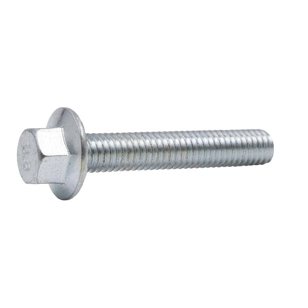 Everbilt M6-1.0 x 35 mm Zinc-Plated Steel Flange Bolt (2 per Bag) 802578