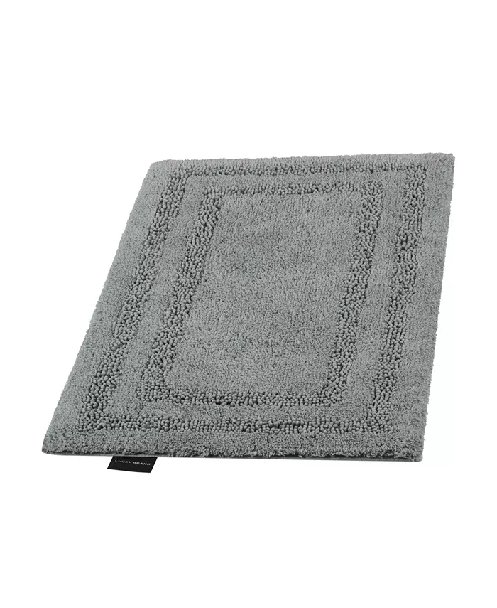 Lucky Brand Joanne Ringspun Double Border Chenille 17 x 24 Bath Rug