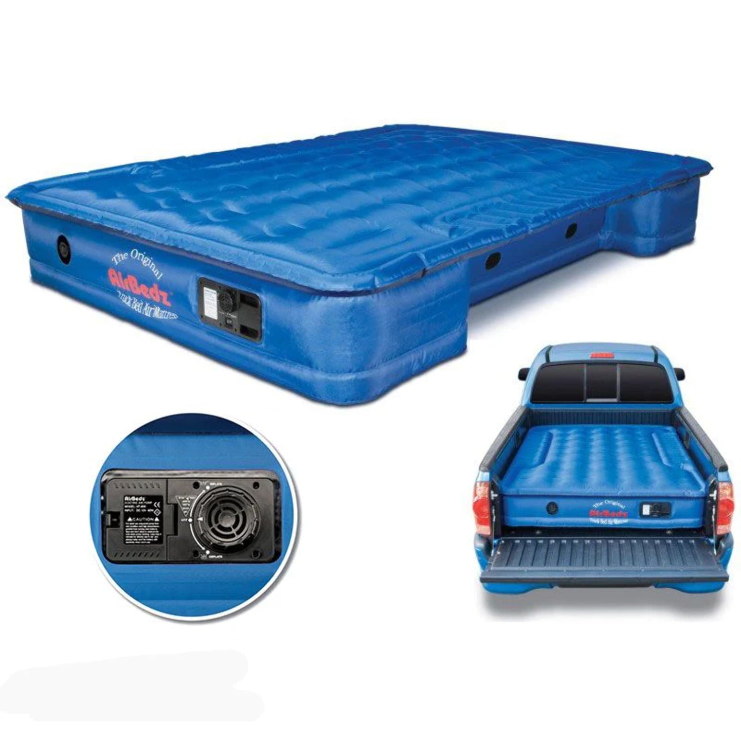 AirBedz The Original Truck Bed Air Mattress， PPI-101， Blue， Inflated Dimensions 95