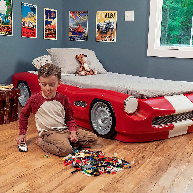 Step2 Roadster Toddler-To-Twin Bed