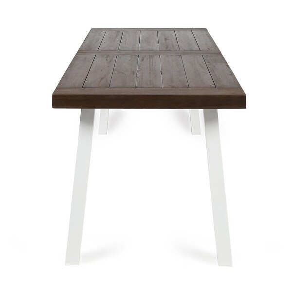 Della Acacia Wood Dining Table