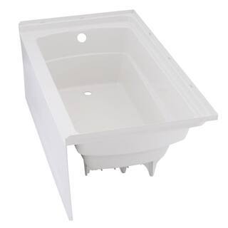 STERLING Ensemble 5 ft. Left Hand Above Floor Drain Rectangular Alcove Soaking Tub in White 71121112-0