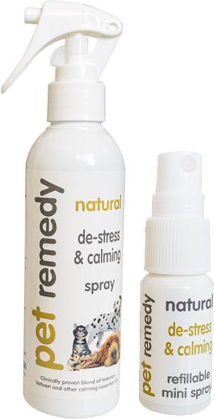 Pet Remedy Natural De-Stress and Calming Spray for Cats and Dogs， 15-ml bottle