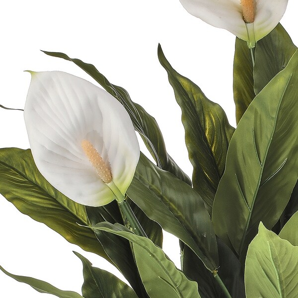 Potted Natural Touch Peace Lily X3 26.5