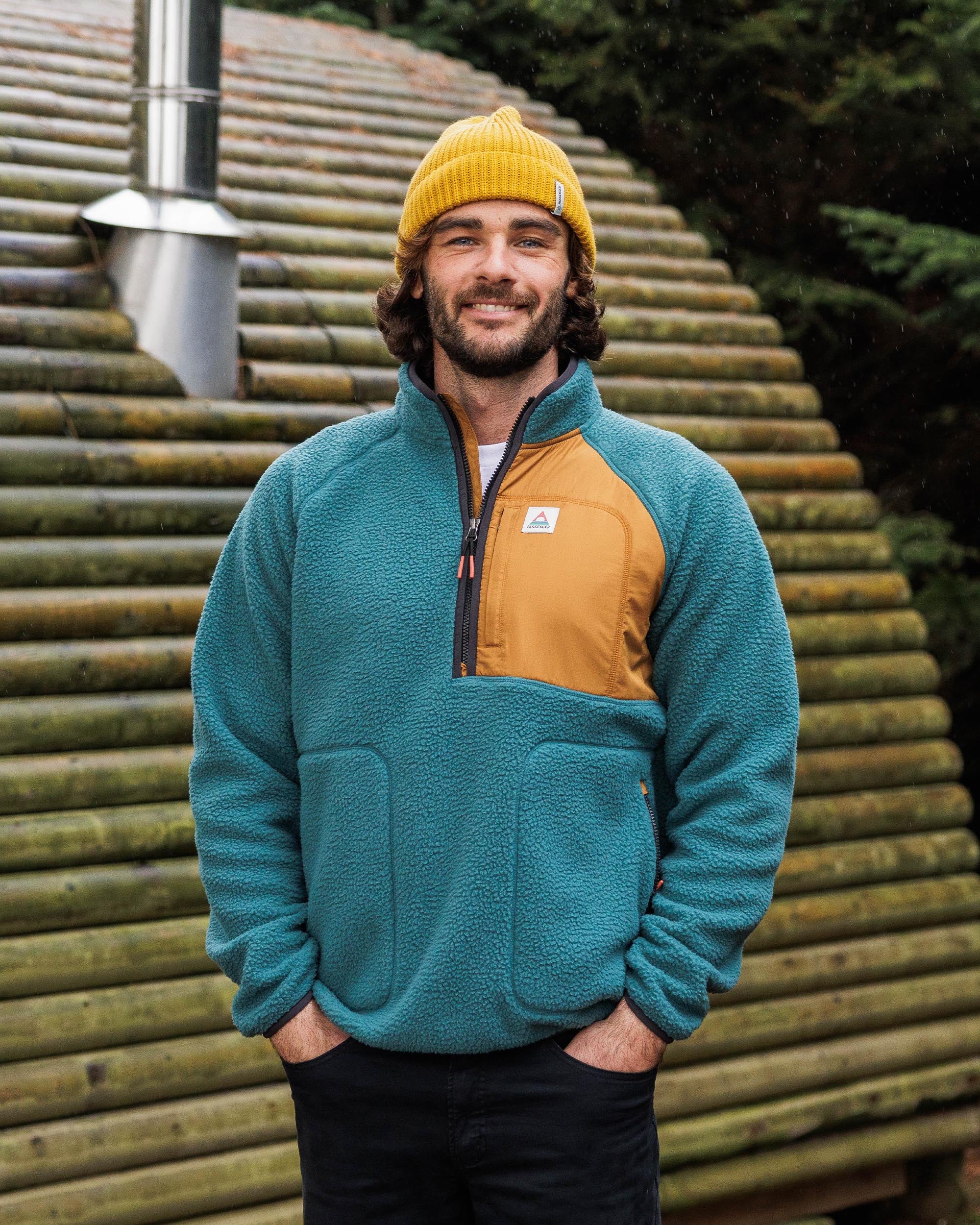 Offgrid 2.0 1/2 Zip Recycled Sherpa Fleece - Mediterranean