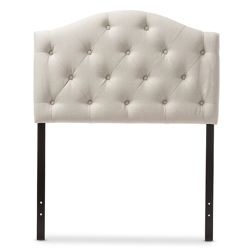 Baxton Studio Myra Scalloped Twin Headboard