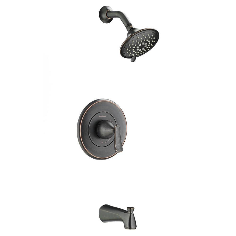 American Standard Chatfield SingleHandle 3Spray Tub and Shower Faucet with 18 GPM in Legacy Bronze