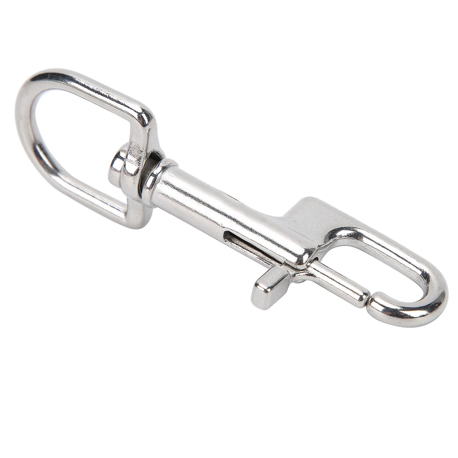 Stainless Steel Diving Single Ended Snap Clips Single Eye Bolt Snap Hooks Buckle100mm/3.9in