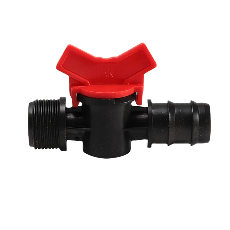 POM new material 25mm turn 6 minute thread ball control regulating switch watering irrigation manual