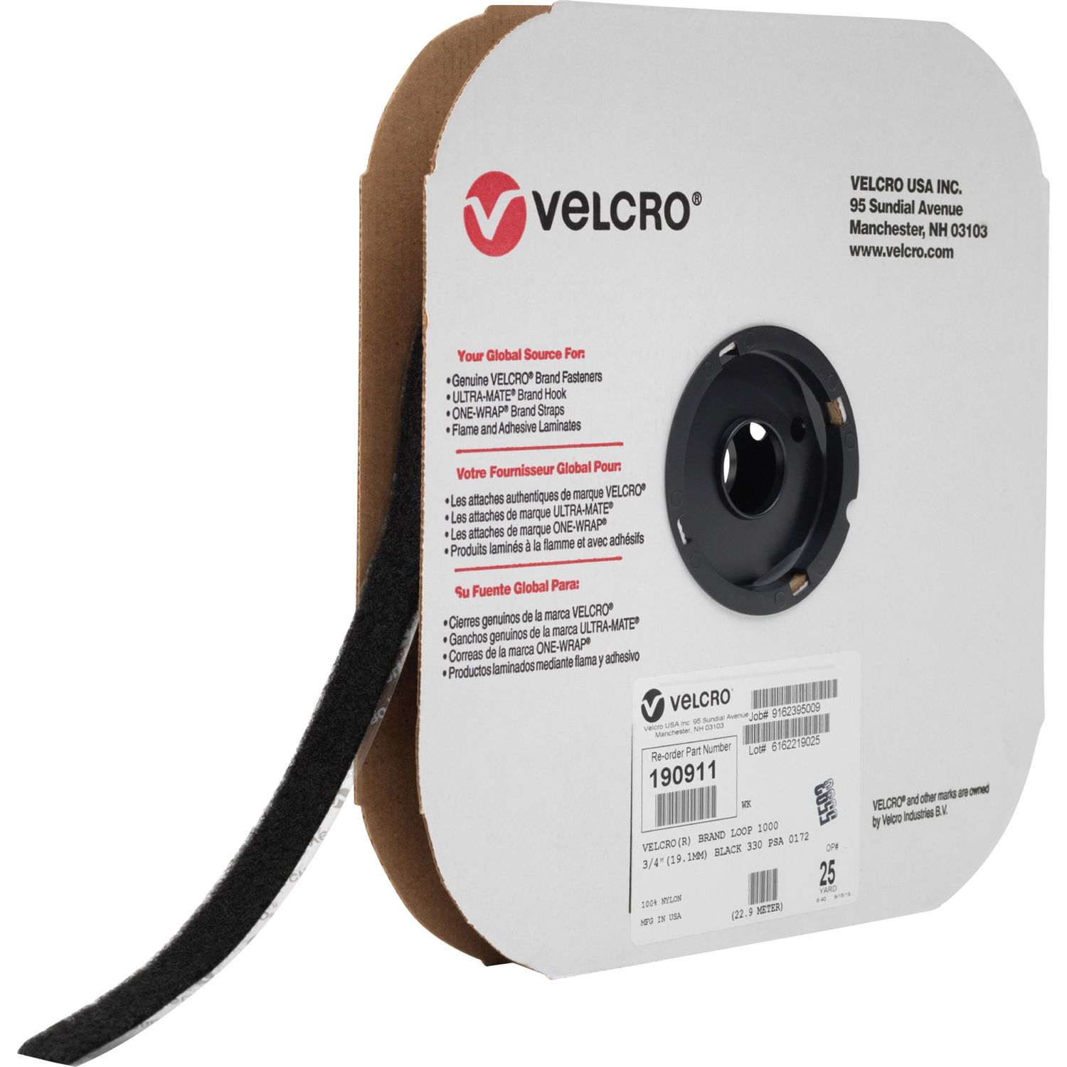 Brand Sticky Back Tape (Loop Only) by Velcro Companies VEK190911