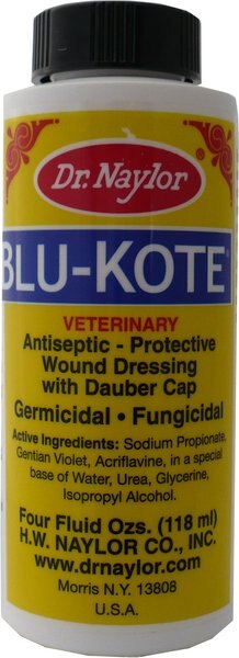 Dr. Naylor Blu-Kote Dauber Farm First Aid， 4-oz jar