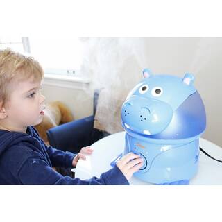 Crane 1 Gal. Adorable Ultrasonic Cool Mist Humidifier for Medium to Large Rooms up to 500 sq. ft. - Hippo EE-8245