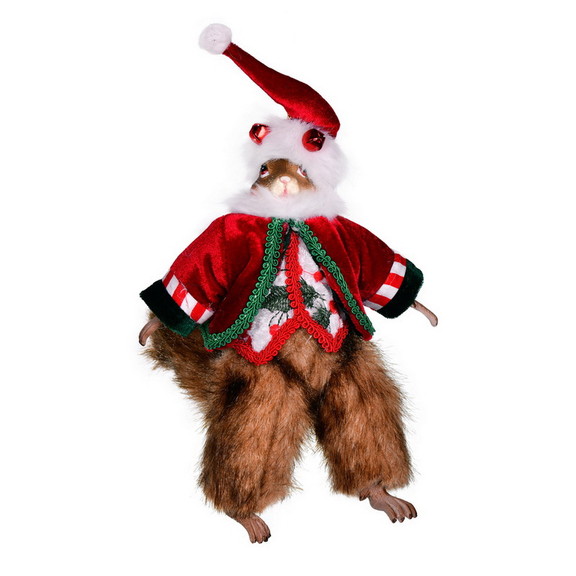 Vickerman KV201321 7.5 Holly Jolly Squirrel Orn A...