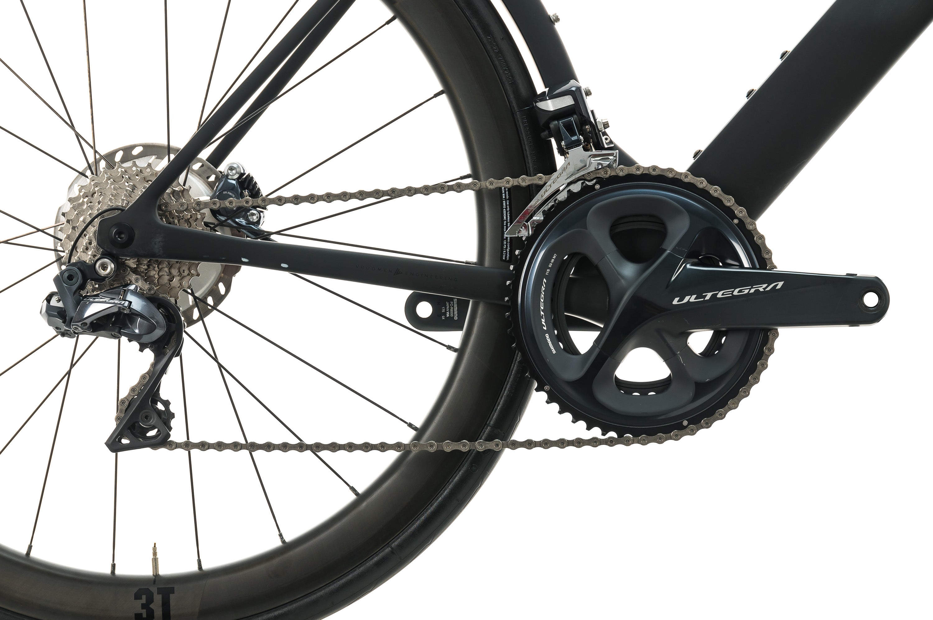 3T Strada Due Team Ultegra Di2 Road Bike - 2020, Large