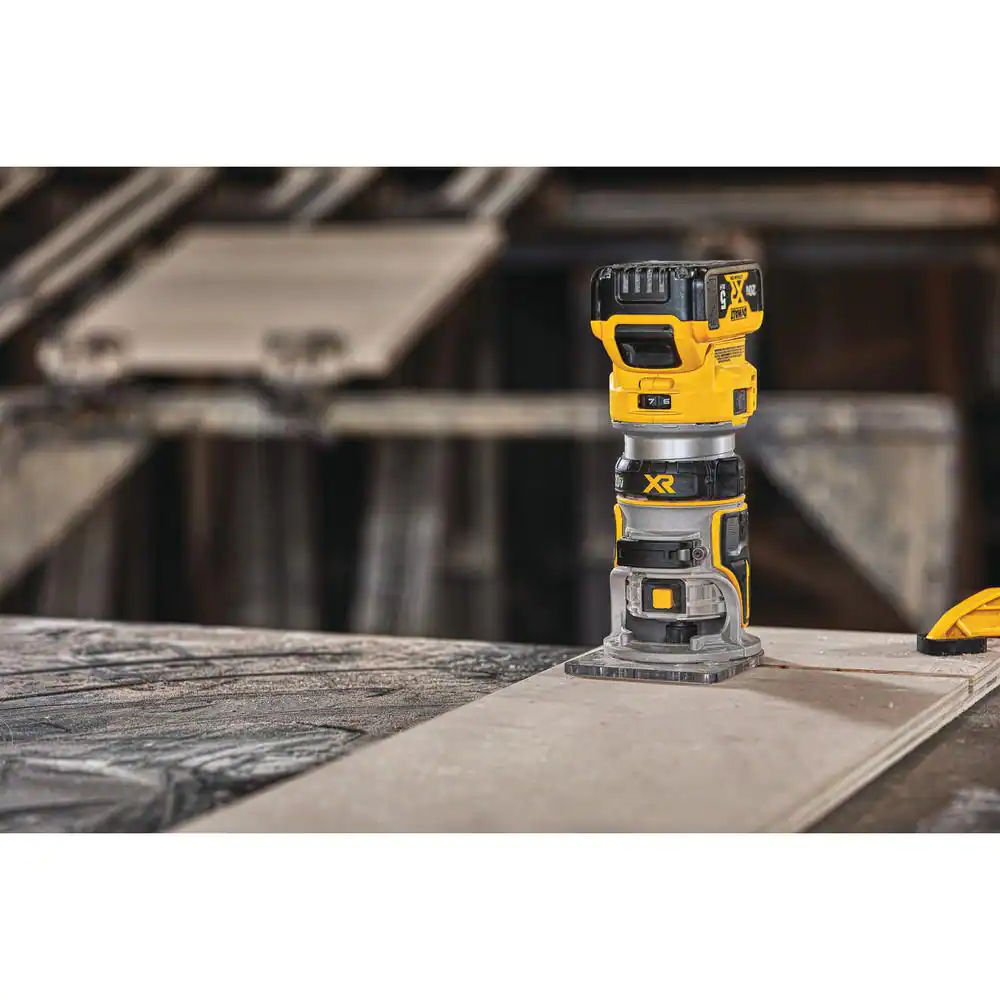 DEWALT DCW600B 20-Volt MAX XR Cordless Brushless Compact Router (Tool-Only)