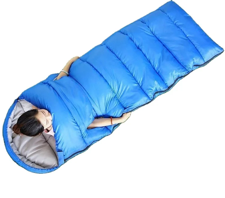 Thickened protection and warmth outdoor camping leisure nap stretchable functional sleeping bag machine washable shaped cotton