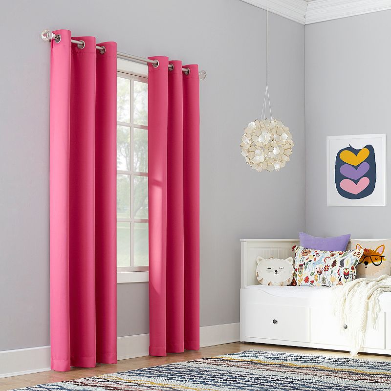 Sun Zero Blackout 1-Panel Riley Kids Curtain