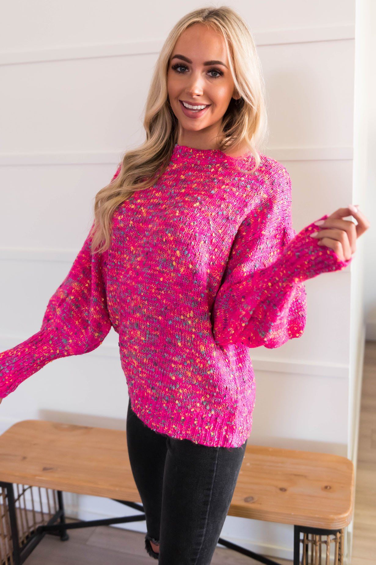 Colorful Outlook Modest Sweater