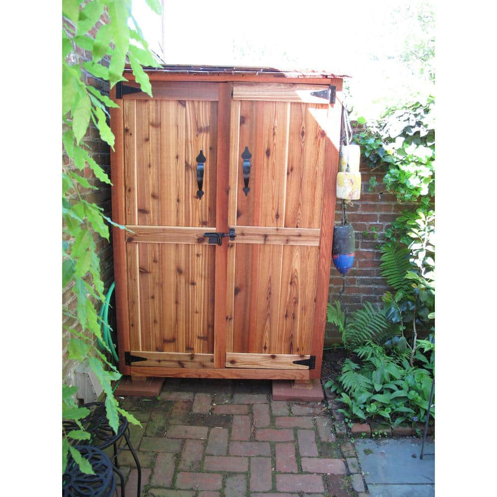 Outdoor Living Today 4 ft. W x 2 ft. D Wood Garden Storage Shed (8 sq. ft.) GC42