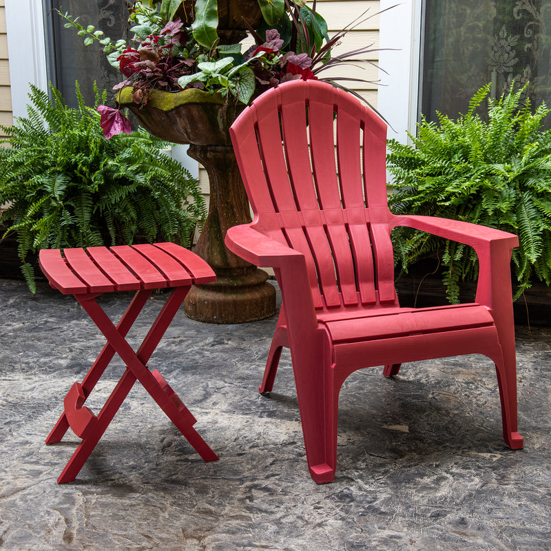 PATIO SIDE TABLE MERLOT