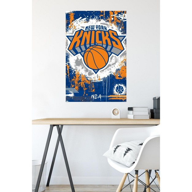 Trends International Nba New York Knicks Maximalist Logo 23 Unframed Wall Poster Prints