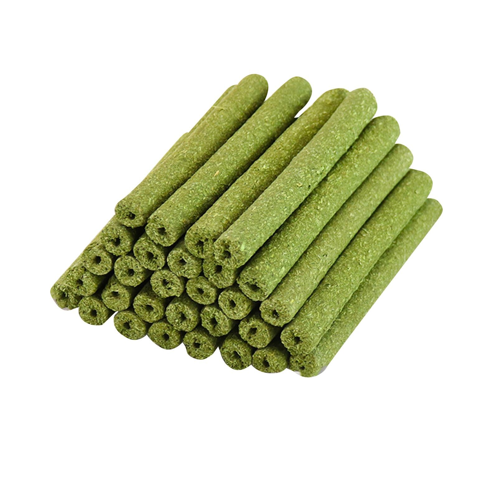 30Pcs Rabbit Chew Toys， Bunny Chew Toys Hay Sticks Grass Rabbit Molar Toys Hamster Chew Toys for Gerbils Grinding Bunny Chinchillas ing