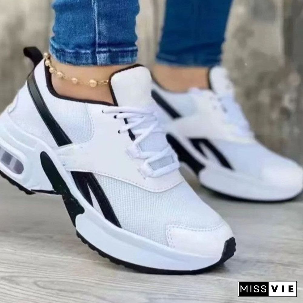 Women'Casual Mesh Colorblock Sneakers