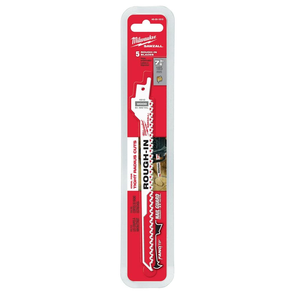 Rough-In SAWZALL® Blade 5PK ;