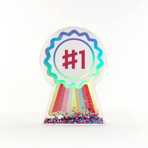 Easter Ribbon Glitter Shaker Trophy