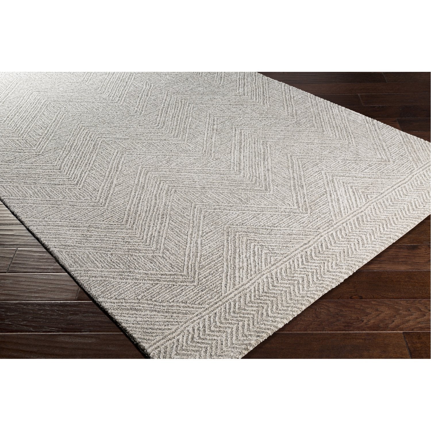 Gavic Rug in Silver Gray, Beige, Charcoal