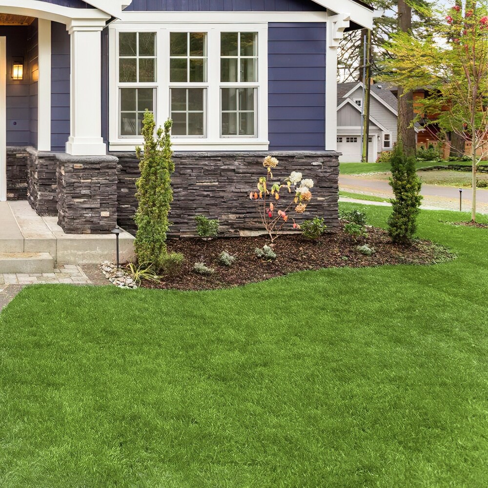 Green Haven Artificial Turf: UV Protected  Multi Size Outdoor Grass