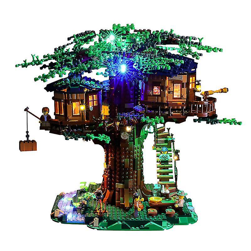 Tree House Building Brick Accessories Compatible With Lighting Creative Series