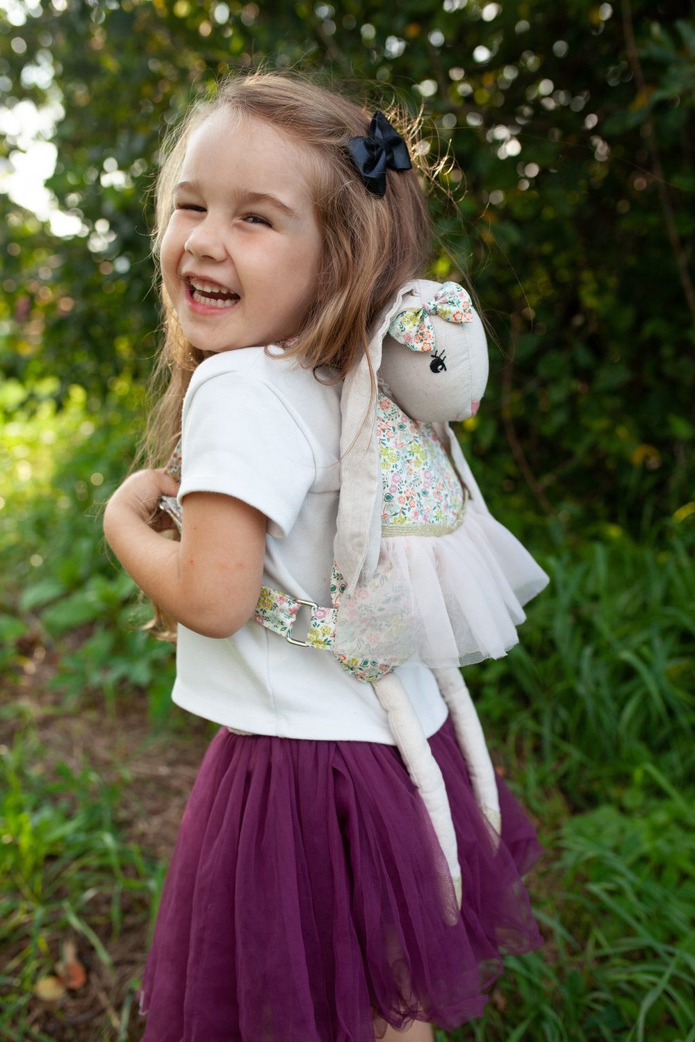 Bunny Linen Backpack