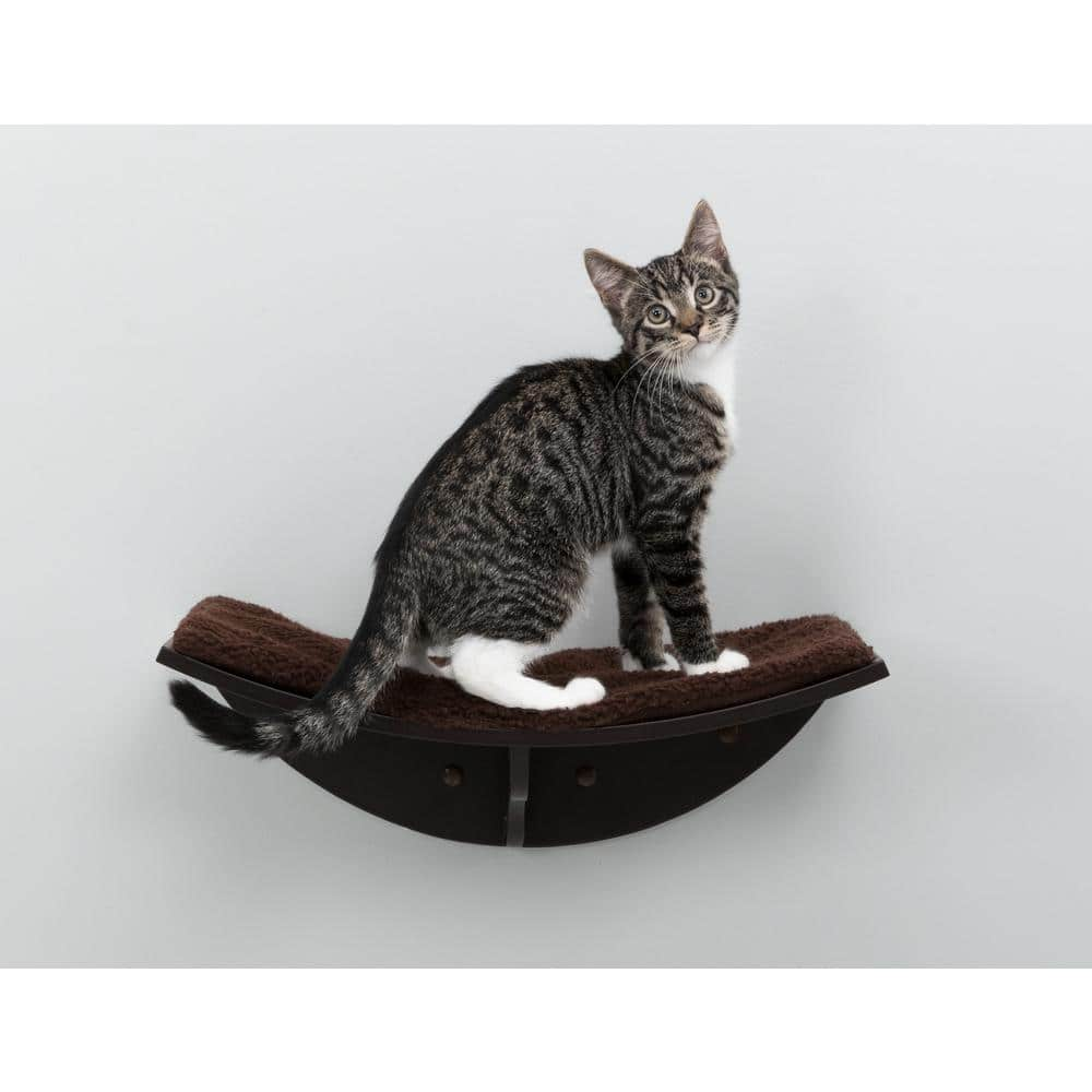 TRIXIE Lea Wall Mount Perch XL, Cat Shelf, Cat Bed, Cat Lounger, Cat Furniture 44580