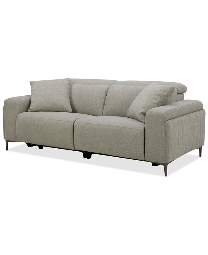 Furniture Adney 88 2 Pc Zero Gravity Fabric Sofa with 2 Power Recliners